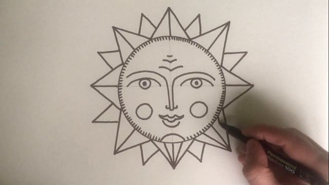 ВИДЕОУРОК ЛУБОК / РИСУЕМ СОЛНЦЕ смотреть онлайн