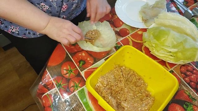 Капустные конвертики с фаршемоченьвкусно