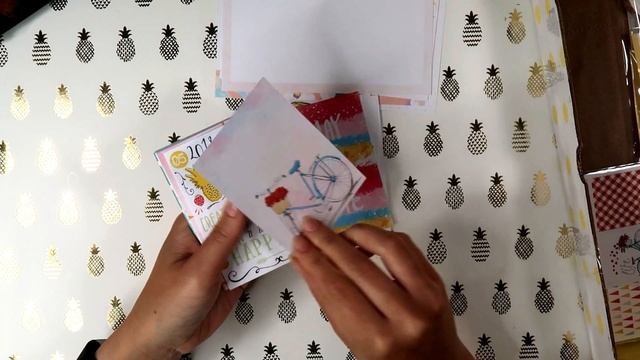 #5 Scrap Box Обзор коробочки для Traveler's Notebook/Cocoa Daisy June unboxing 2018 смотреть онлайн