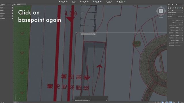 DWG_02 | Autocad | Rotating and scaling scanned layout plan using carpark lot alignment as referenc смотреть онлайн