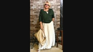 Самый удобный стиль ? для полных женщин за‭ ‬50‭ | ‬Мода для полных‭ ‬50+