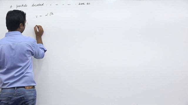 A particle located at x = 0 at time t = 0, starts moving along the positive x-direction смотреть онлайн