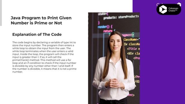 Java Prime Number explanation clearly by AI Video смотреть онлайн