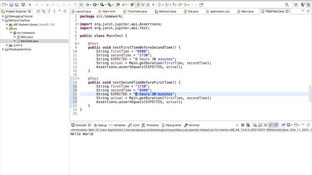 Military Time Difference in Java 8 | Test Driven Development | Java 8 Time Library смотреть онлайн