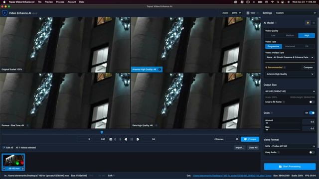 Video Enhance AI - Upscale & Denoise смотреть онлайн