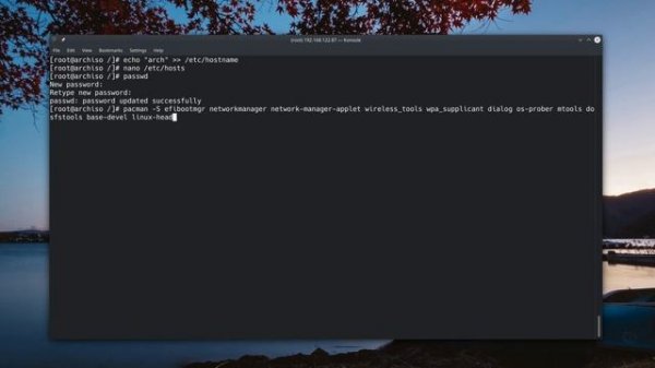How to install Arch Linux with the systemd-boot bootloader