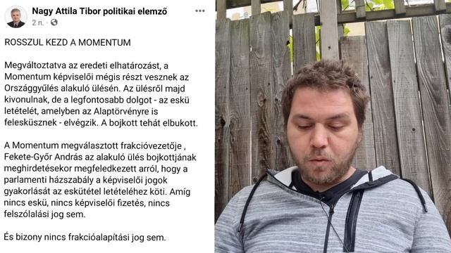 Hadházy Ákos nem ül be a Momentum frakcióba | #hadházy #momentum #frakció смотреть онлайн
