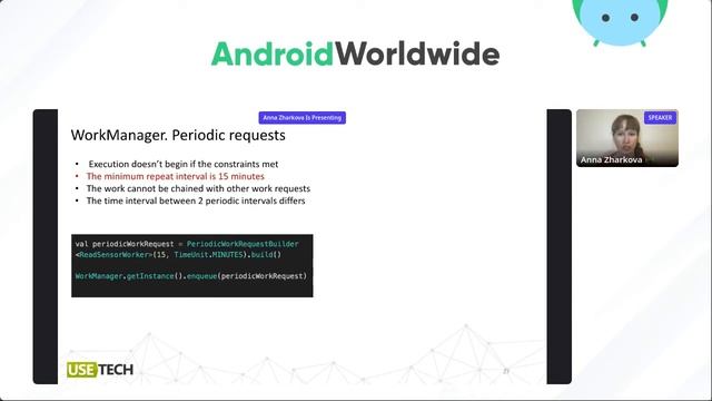 Working background with WorkManager API with Anna Zharkova смотреть онлайн
