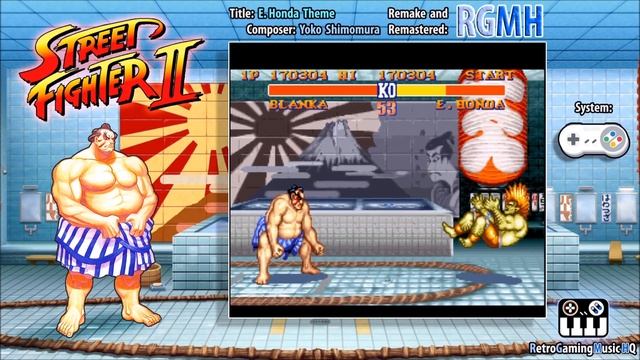 Street Fighter 2 - E. Honda's Theme [SNES] Remake HQ Music смотреть онлайн