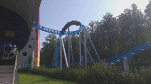 Аттракцион Великолукский мясокомбинат-2, парк Диво-остров. Санкт-Петербург. 31 августа 2023.