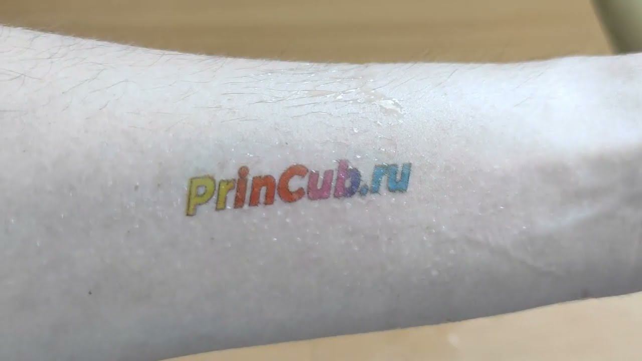 Принтер Kongten mBrush PrinCube печать временных татуировок смотреть онлайн