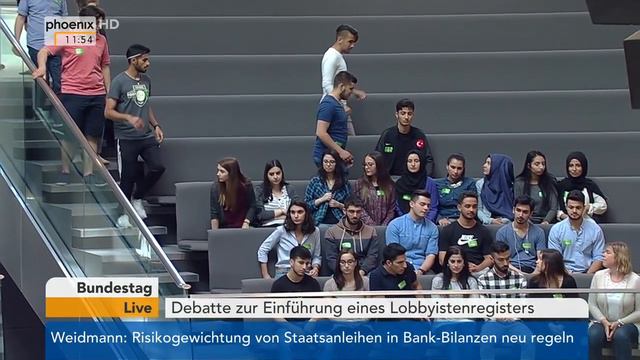 Bundestag: Debatte zur Einführung eines Lobbyistenregisters am 10.06.2016 смотреть онлайн