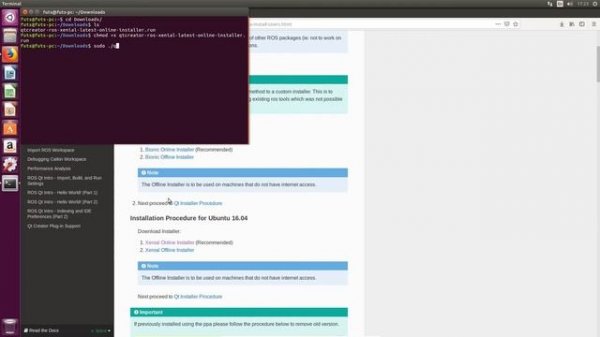 Программирование с использованием ROS. Урок №2 "Установка ROS и других дополнительных элементов"