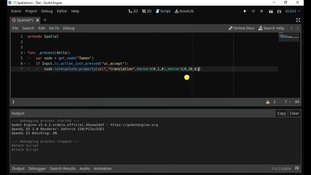 Godot engine: Tween - motion смотреть онлайн