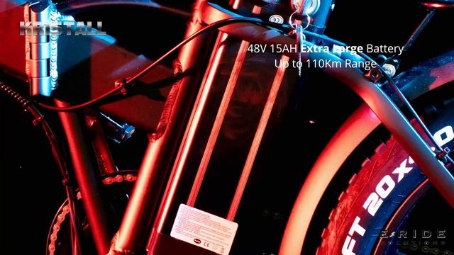 Kristall GW20 Electric Folding Fat Bike | E-Ride Solutions смотреть онлайн