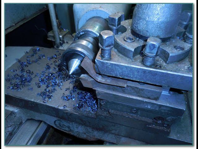 Как сделать стружколом на токарном станке 1к62 и др смотреть онлайн