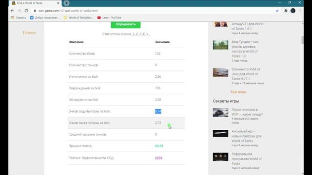 Как узнать КПД в World of Tanks смотреть онлайн