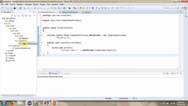 Spring Job Scheduling using Task Scheduler - Fixed Rate (XML Config) | Spring Scheduler tutorial смотреть онлайн