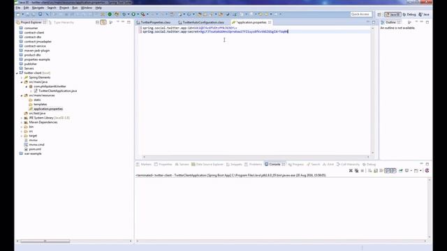 Twitter API Java Tutorial - Spring Social Twitter Example смотреть онлайн