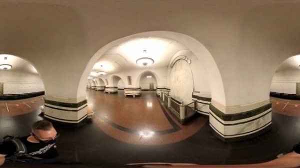 Алексеевская. Московское Метро. 4К 360 VR Video. Moscow Subway. Калужско-Рижская линия.