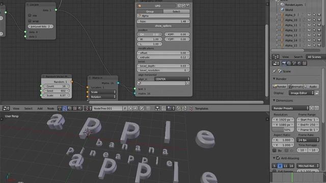 BLENDERSUSHI / SV Typography Viewer Advanced Transform (LIVENODING258) смотреть онлайн