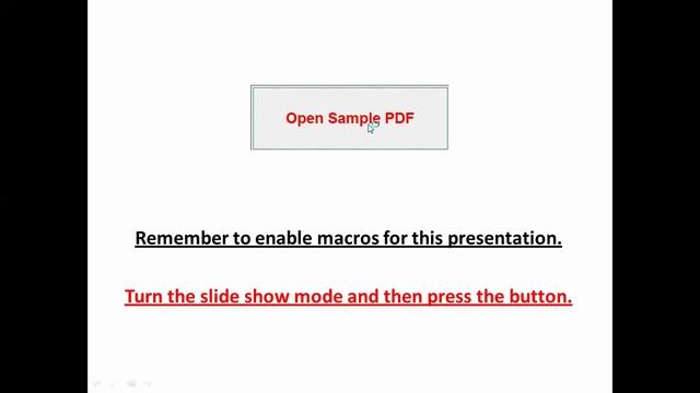 VBA Macro To Open A PDF смотреть онлайн