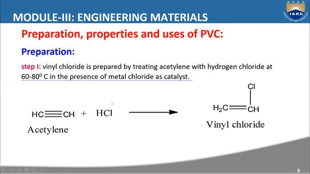 Preparation, properties and uses of PVC & PTFE by Ms Sireesha смотреть онлайн