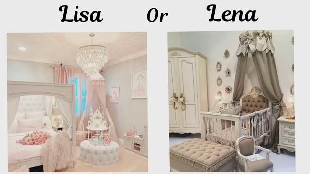 Lisa Or Lena?(aesthetic Room, Bedroom And Furniture Decor) Pick One Game