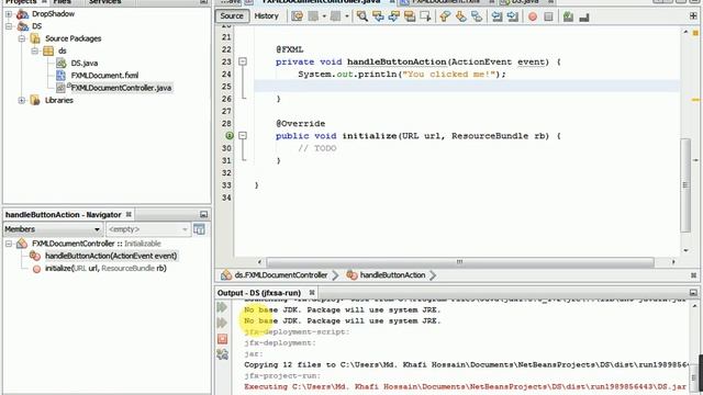 Button Effect in java FXML смотреть онлайн