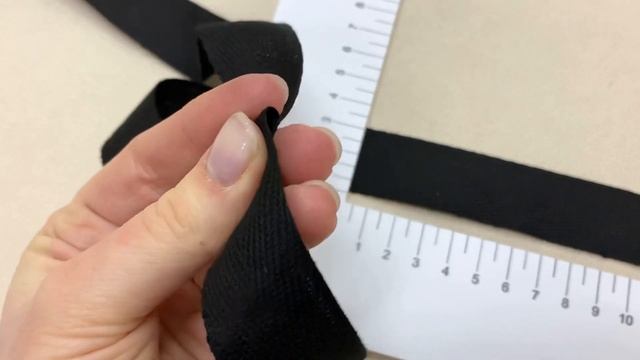 Лента киперная цв.черный, ш.26мм, хлопок-100% Артикул 3911