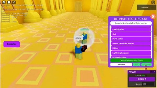 Roblox UTG( ULTIMATE TROLLING GUI) showcase