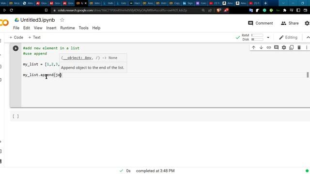 How to add element in list#python #data смотреть онлайн