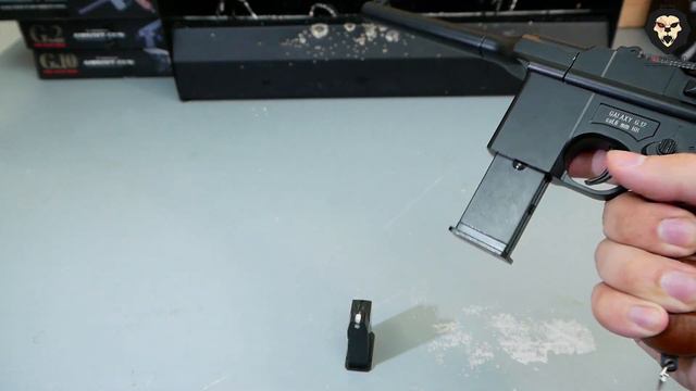 Страйкбольный пистолет Galaxy G.12 (Mauser 712 mini) видео обзор смотреть онлайн