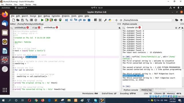 how to use capitalize in python смотреть онлайн