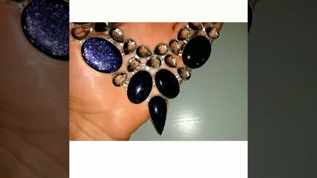 Колье из СИНЕГО АВАНТЮРИНА "НОЧИ КАИРА" И РАУХТОПАЗА / Avanturine & Smoky Quartz / Рубиновая Мечта смотреть онлайн