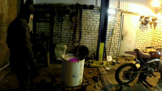 Муфельная печь и моя первая отливка, алюминий. смотреть онлайн