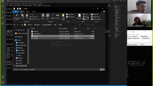 Program FTP Client Server Menggunakan Python смотреть онлайн