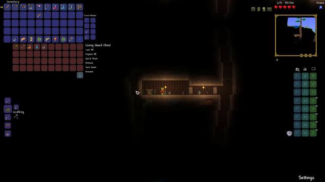 How to get Leaf Wand and Living Wood Wand - Terraria смотреть онлайн