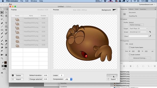 Learn how to create animated PNG files from Adobe Animate смотреть онлайн