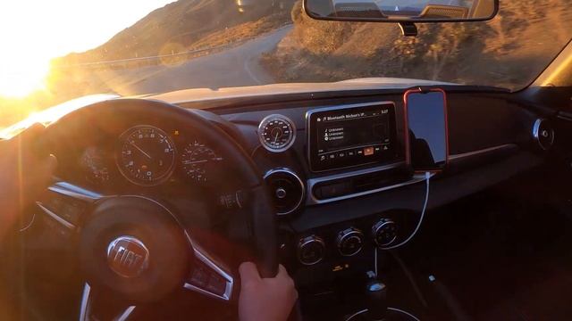 2019 Fiat 124 Spider Manual (TORK TUNED) - POV HIGHWAY 33 смотреть онлайн