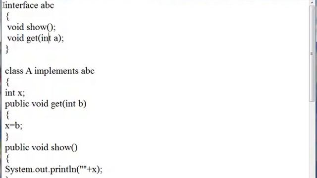 Learn Java Tutorial 25 Interface with Example смотреть онлайн