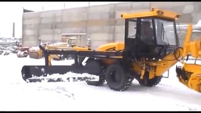 Автогрейдер DM14 'Рыбинец' с боковым отвалом смотреть онлайн