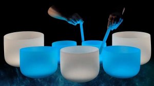 Хрустальные поющие чаши 432 Гц удаляют всю негативную энергию