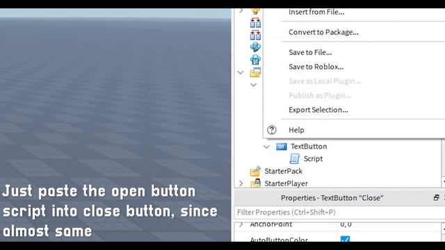 Roblox Studio | Advanced Open / Close Gui [Tween Button] смотреть онлайн