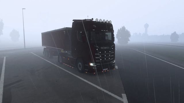 Euro Truck Simulator 2 Rain Wallpaper-Scania 730S (Lively Wallpaper, Wallpaper Engine) смотреть онлайн