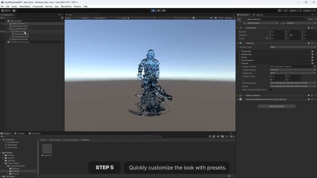 Zibra Liquid. Interactive Liquid Elemental Set-up. Unity Tutorial смотреть онлайн