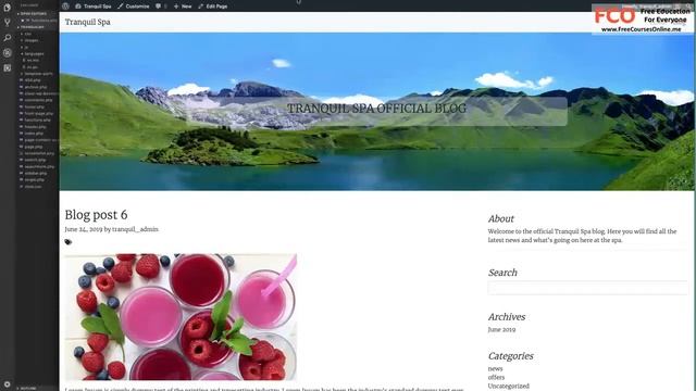 What is a WordPress theme || WordPress Development with Bootstrap v4 || Tutorial 02 смотреть онлайн
