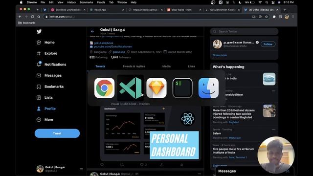 Building dashboard using ReactJS - Part 1 смотреть онлайн
