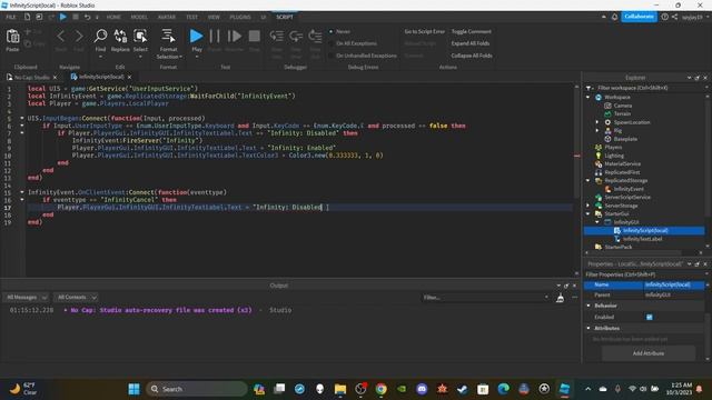 How to make Gojo's Limitless/Infinity Technique in Roblox! (Roblox Studio Scripting Tutorial 2023) смотреть онлайн