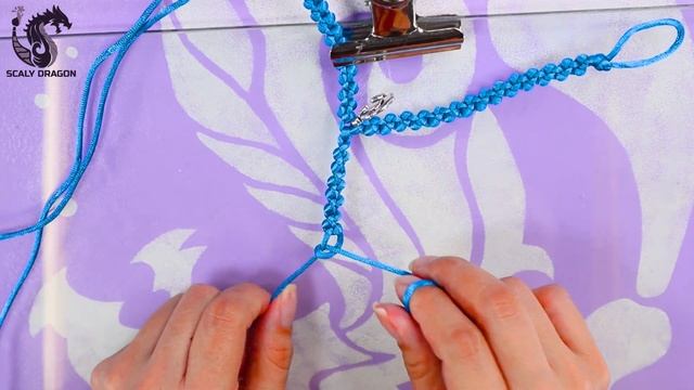 Pulsera con Anillo o pulsera árabe en macramé con hilo cola de raton смотреть онлайн